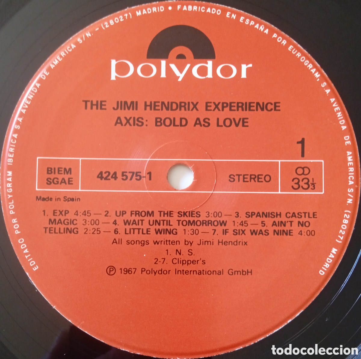 Discos de vinilo: Disco de vinilo The Jimi Hendrix Experience - Foto 3