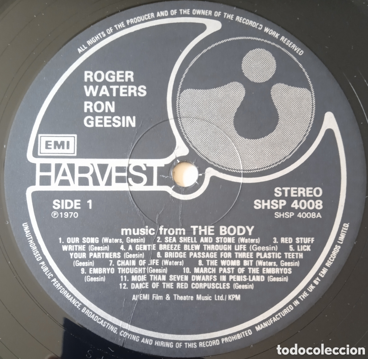 Discos de vinilo: Disco de vinilo Ron Geesin & Roger Waters - Foto 3