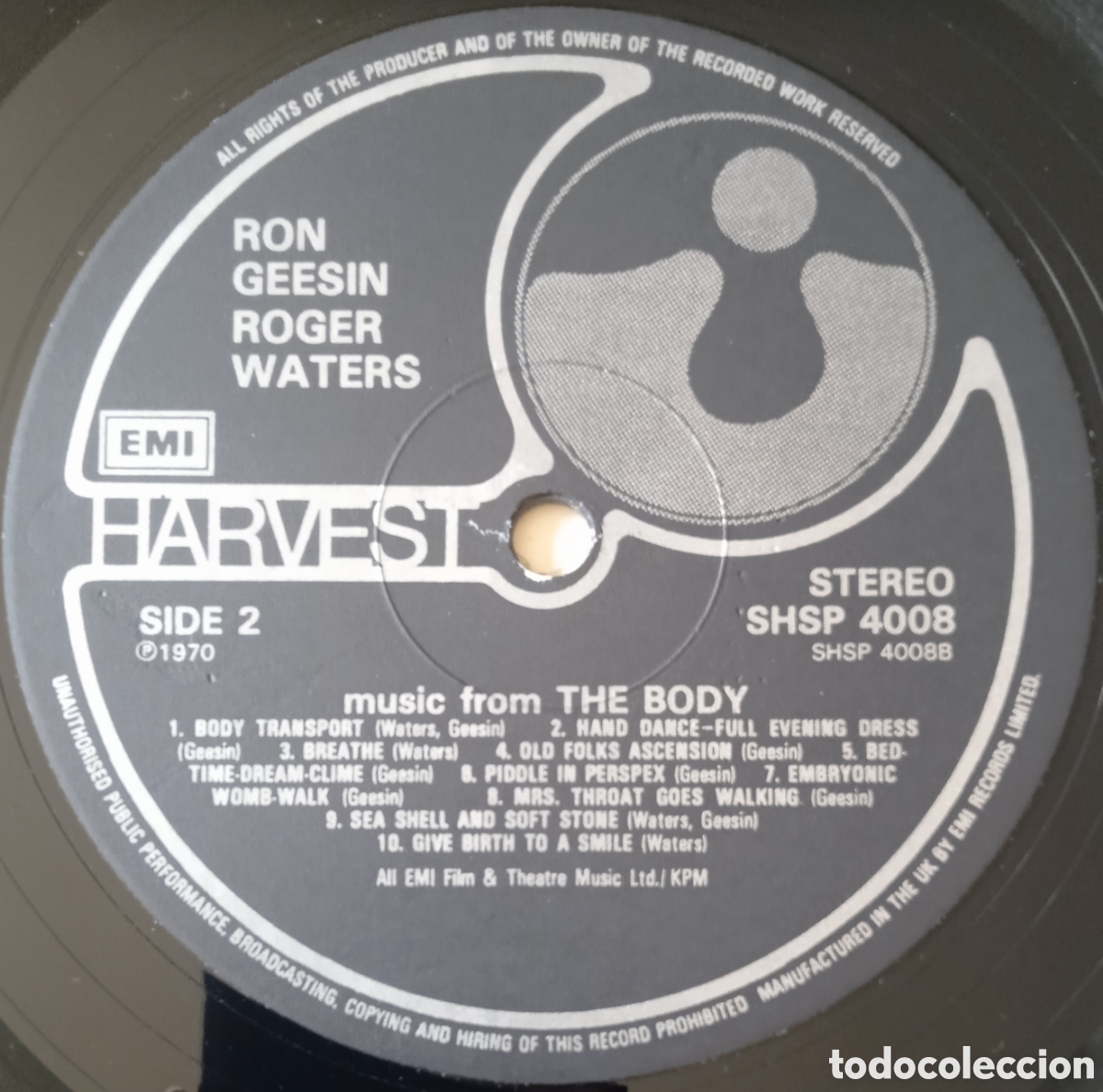 Discos de vinilo: Disco de vinilo Ron Geesin & Roger Waters - Foto 4