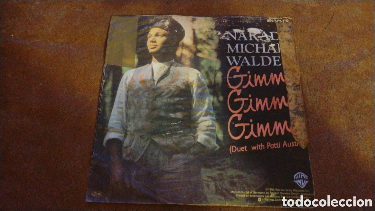 Discos de vinilo: NARADA MICHAEL WALDEN-GIMME,GIMME,GIMME(DUET WITH PATTI AUSTIN)-SINGLE-WARNER/EUROPE-SPAIN