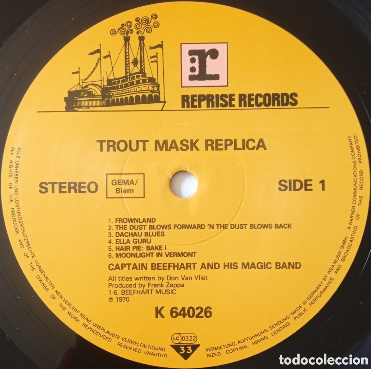 Discos de vinilo: Disco de vinilo Captain Beefheart & His Magic Band - Foto 4