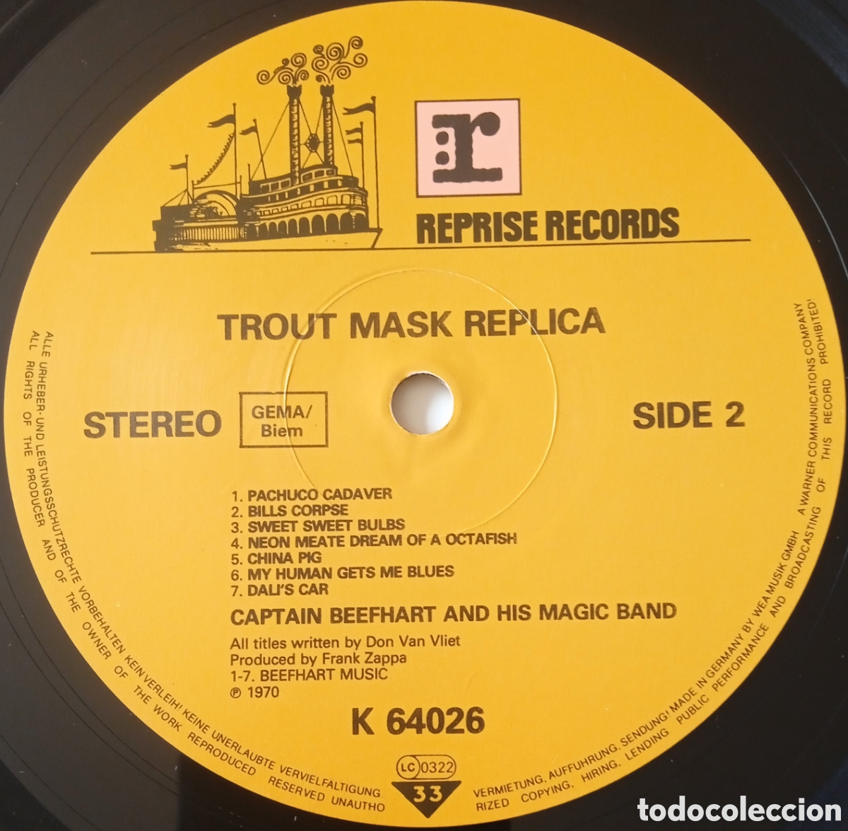 Discos de vinilo: Disco de vinilo Captain Beefheart & His Magic Band - Foto 5