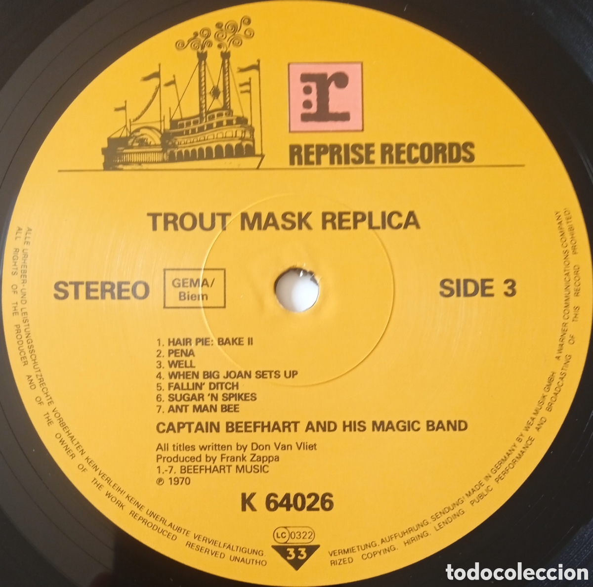 Discos de vinilo: Disco de vinilo Captain Beefheart & His Magic Band - Foto 6