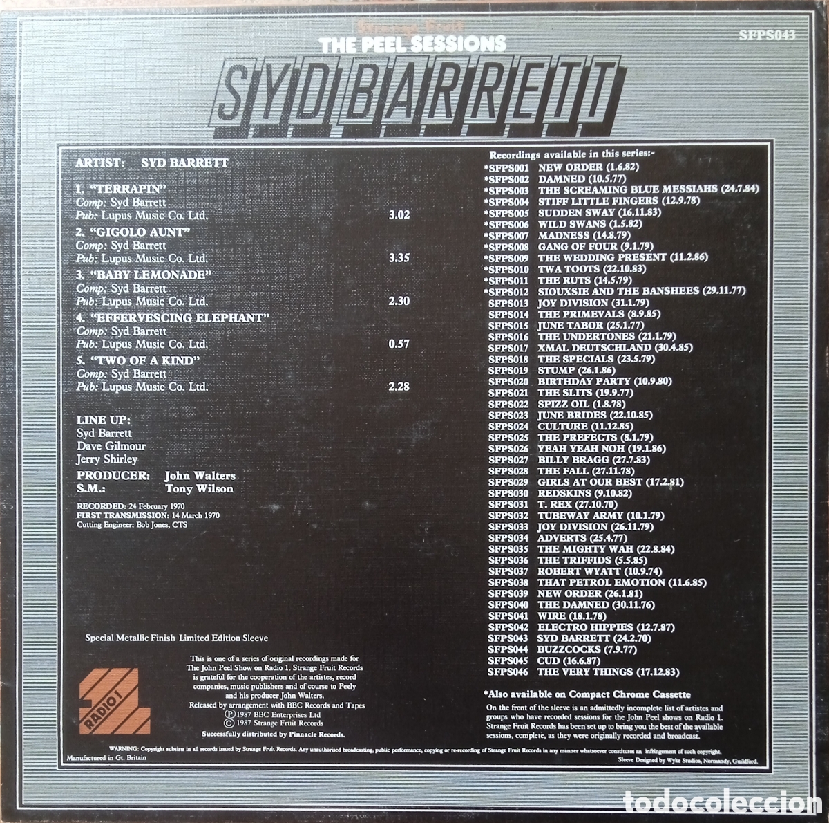 Discos de vinilo: Disco de vinilo Syd Barrett (EP) - Foto 2