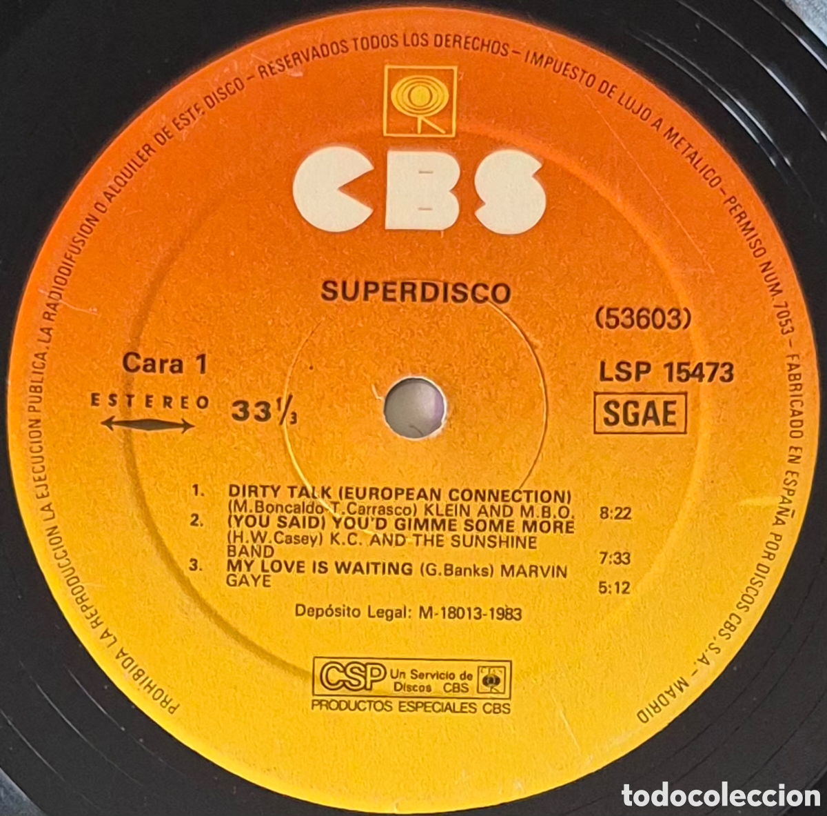 Discos de vinilo: LP - SUPERDISCO - 1983 ESPA&Ntilde;A - Foto 3