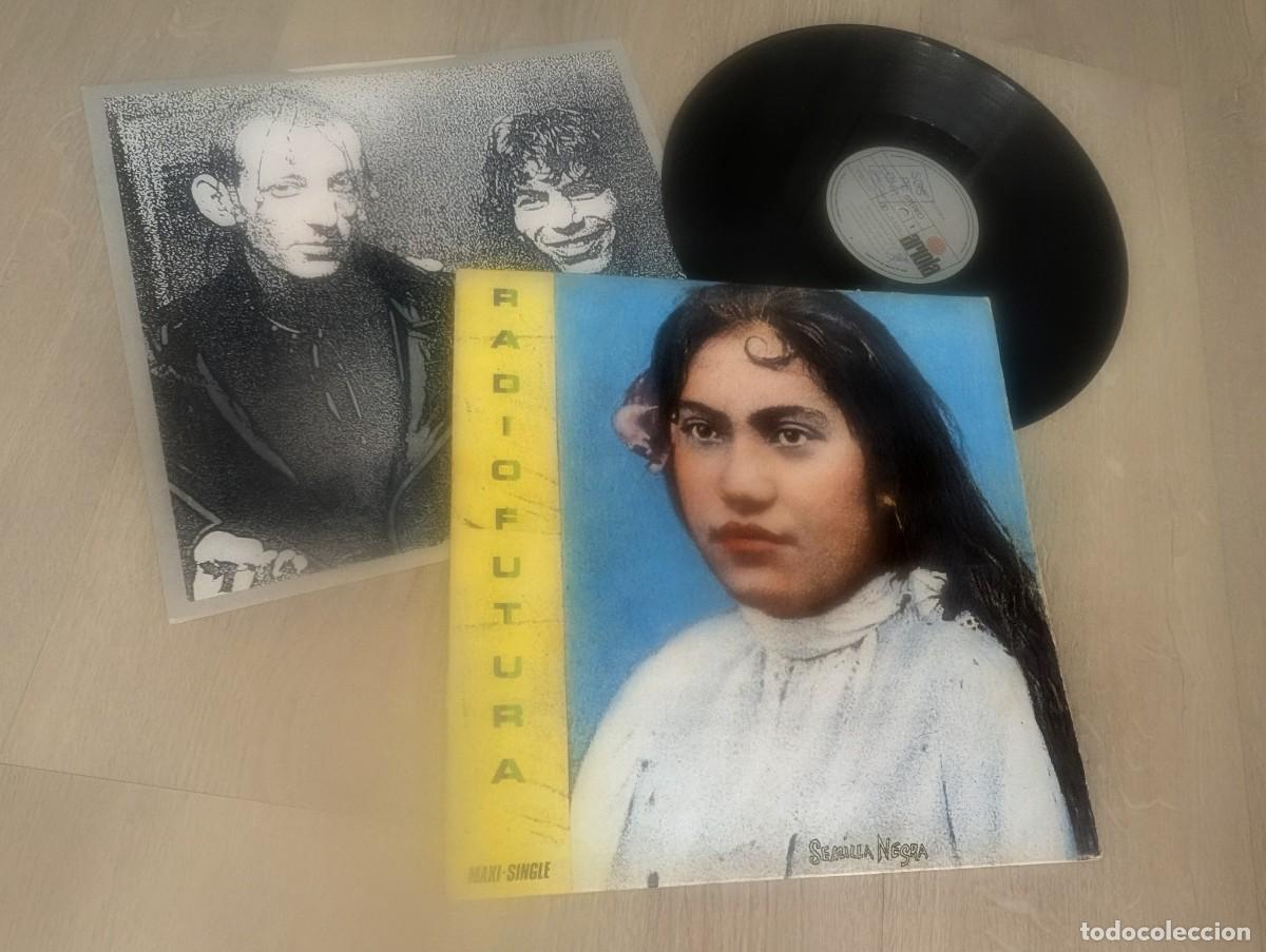 Discos de vinilo: RADIO FUTURA - SEMILLA NEGRA .MAXISINGLE ..1984 CON ENCARTE - VERSION LARGA Y VERSION INSTRUMENTAL