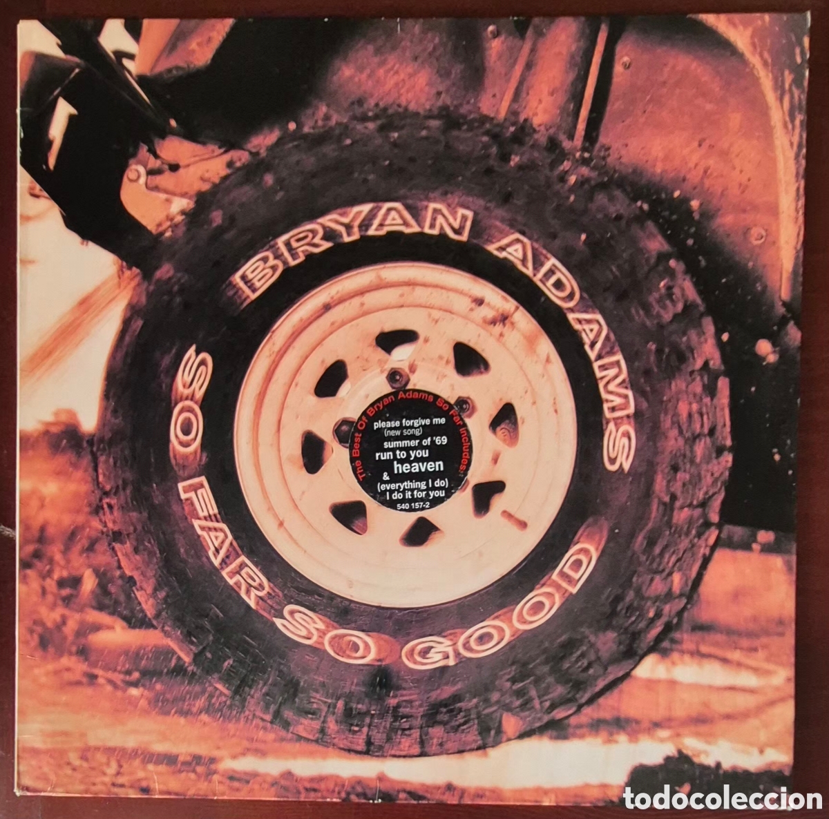 Discos de vinilo: LP X 2 DISCOS - BRYAN ADAMS - SO FAR SO GOOD (ORIGINAL EU PRESSING - SST MATRIX)