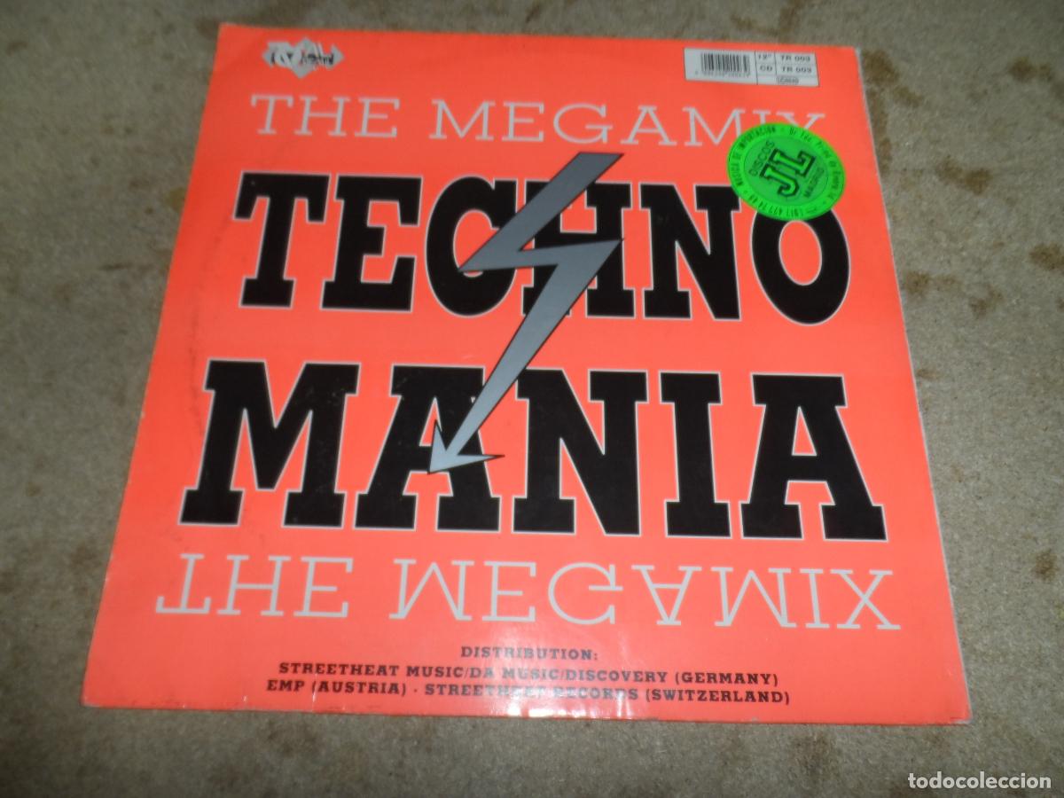 Discos de vinilo: Techno Mania - The Megamix (GERMANY 1991) - Foto 2