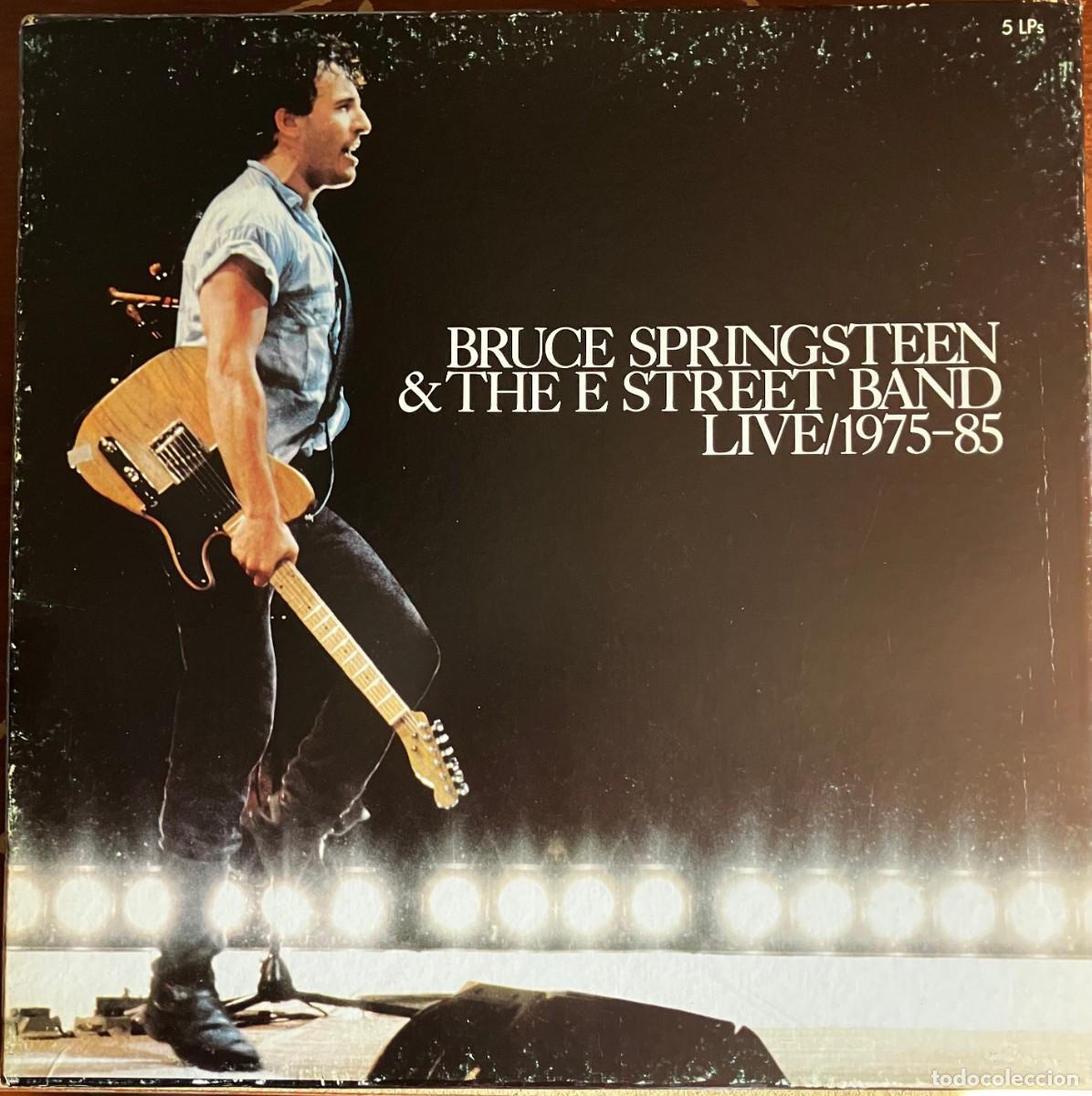 Discos de vinilo: BRUCE SPRINGSTEEN LIVE 1975/85, 5LPs edic Spain 1986