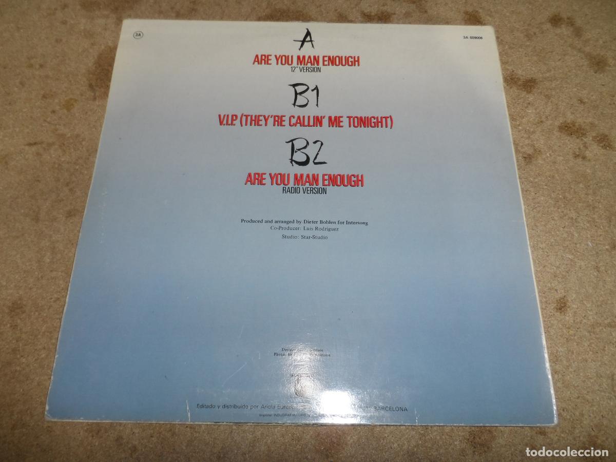 Discos de vinilo: C.C. CATCH - ARE YOU MAN ENOUGH (SPAIN 1987) - Foto 2