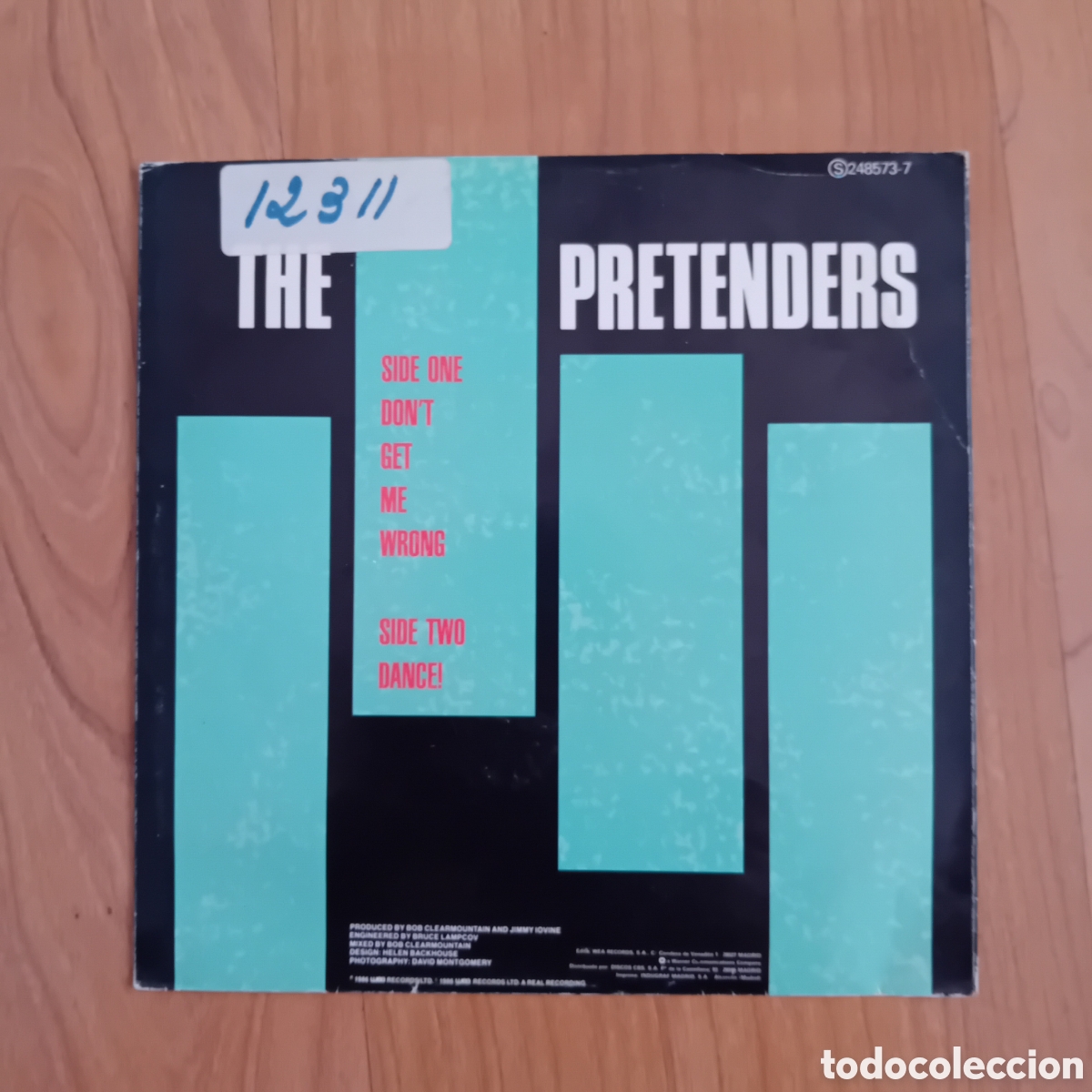 Discos de vinilo: THE PRETENDERS. DONT GET MY WRONG - Foto 2