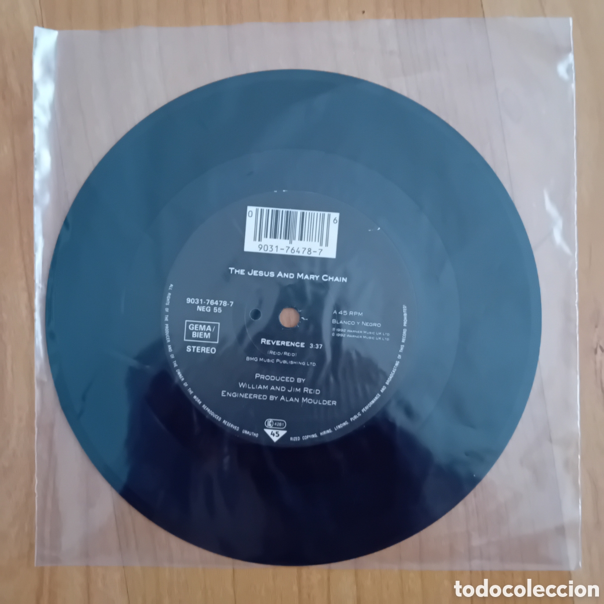 Discos de vinilo: THE JESUS AND MARY CHAIN. REVENCE. HEAT. SIN CARATULA