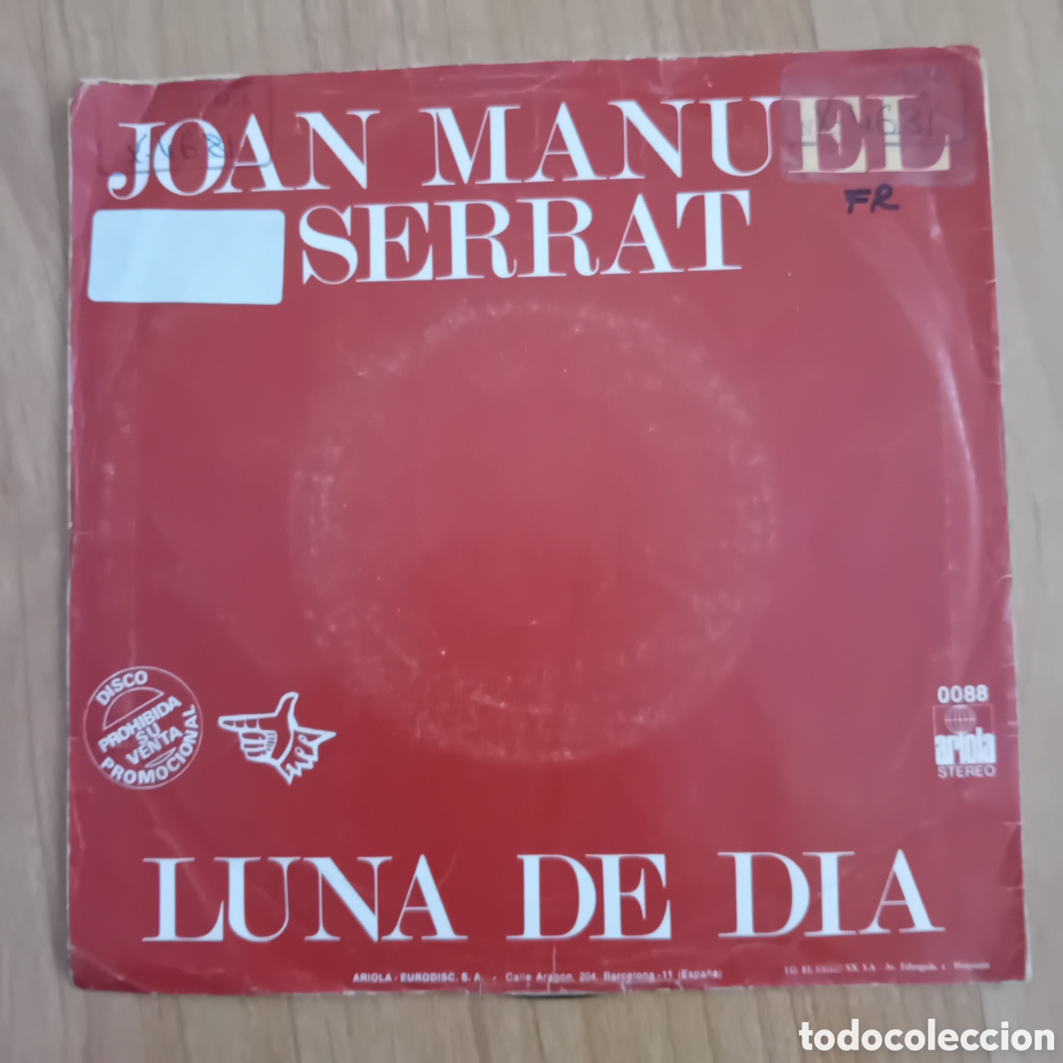 Discos de vinilo: JOAN MANUEL SERRAT. LUNA DE DIA. IRENE