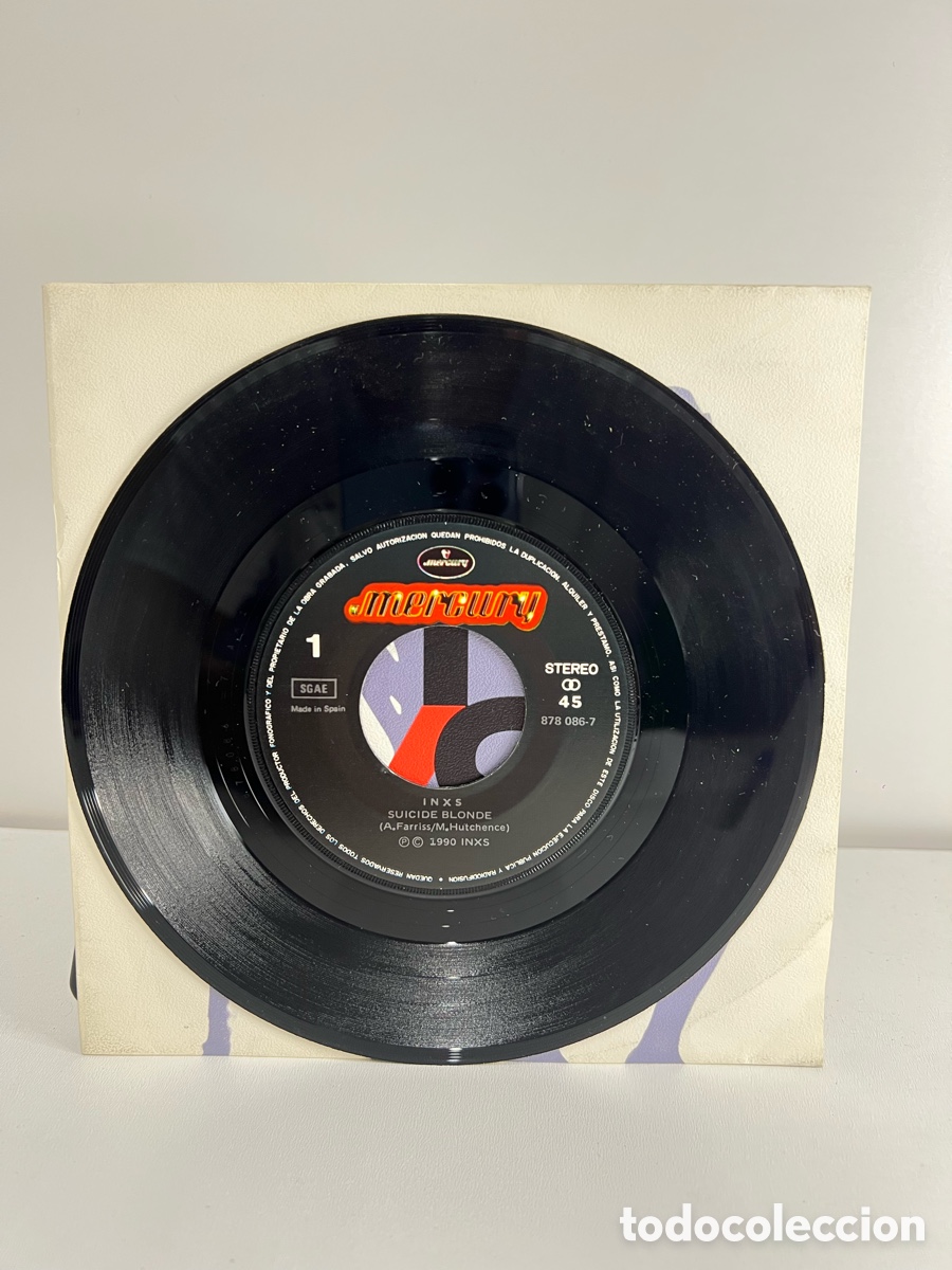 Discos de vinilo: INXS (SN) SUICIDE BLONDE A&Ntilde;O &ndash; 1990 - Foto 3