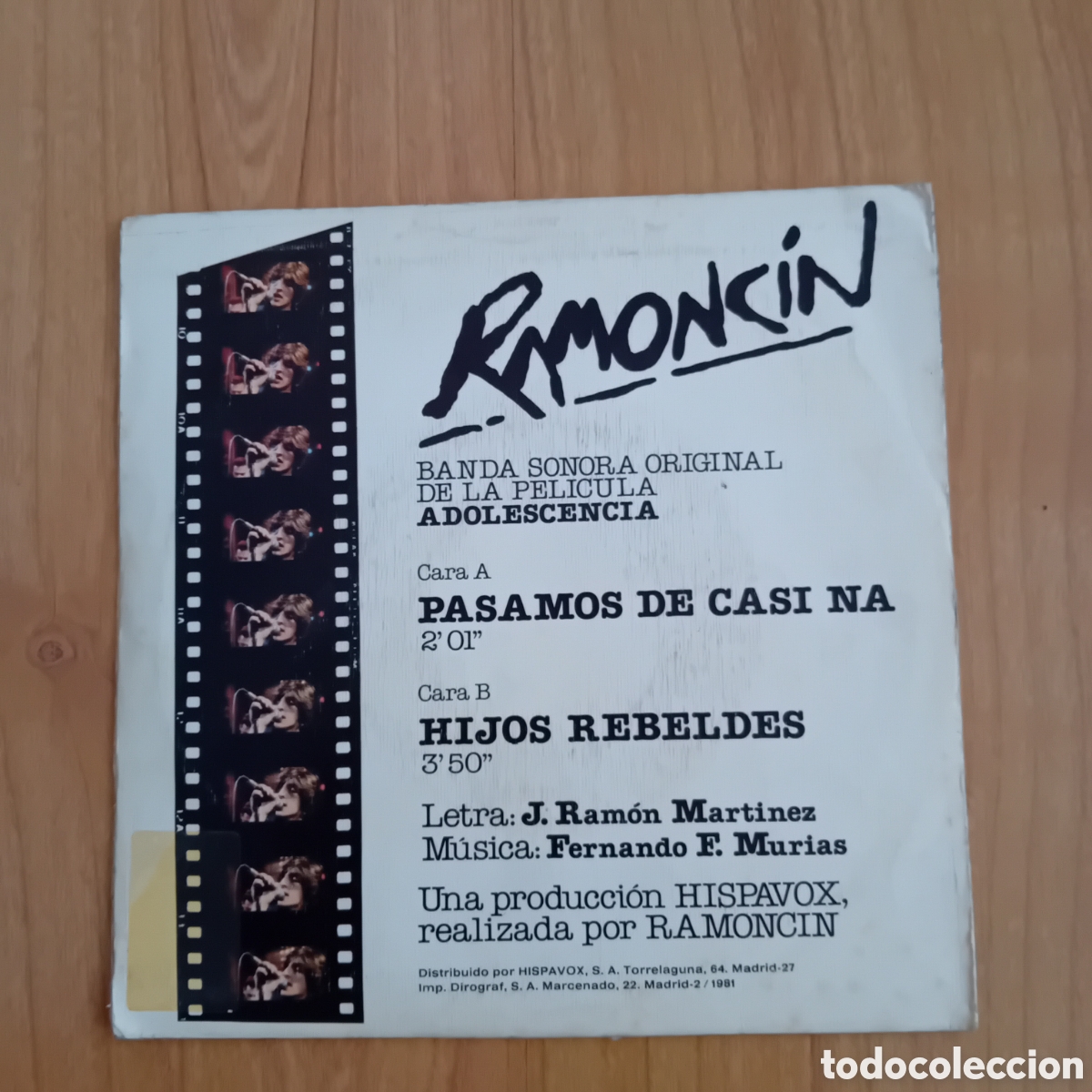 Discos de vinilo: RAMONCIN. PASAMOS DE CASI NA
