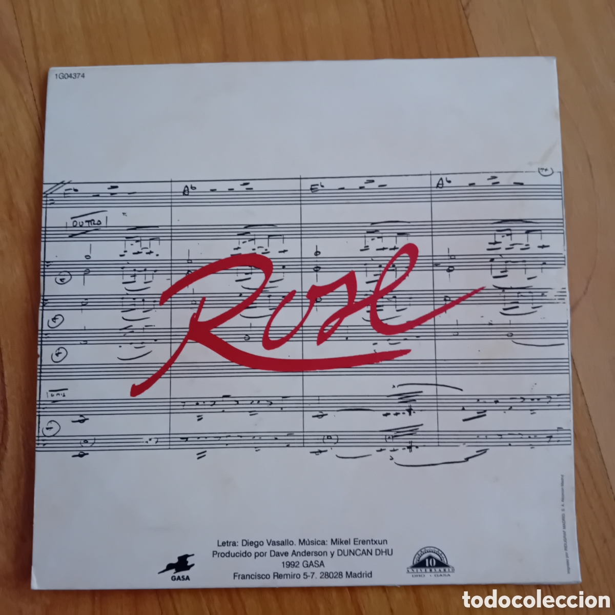 Discos de vinilo: DUNCAN DHU. ROSE. SINGLE - Foto 2