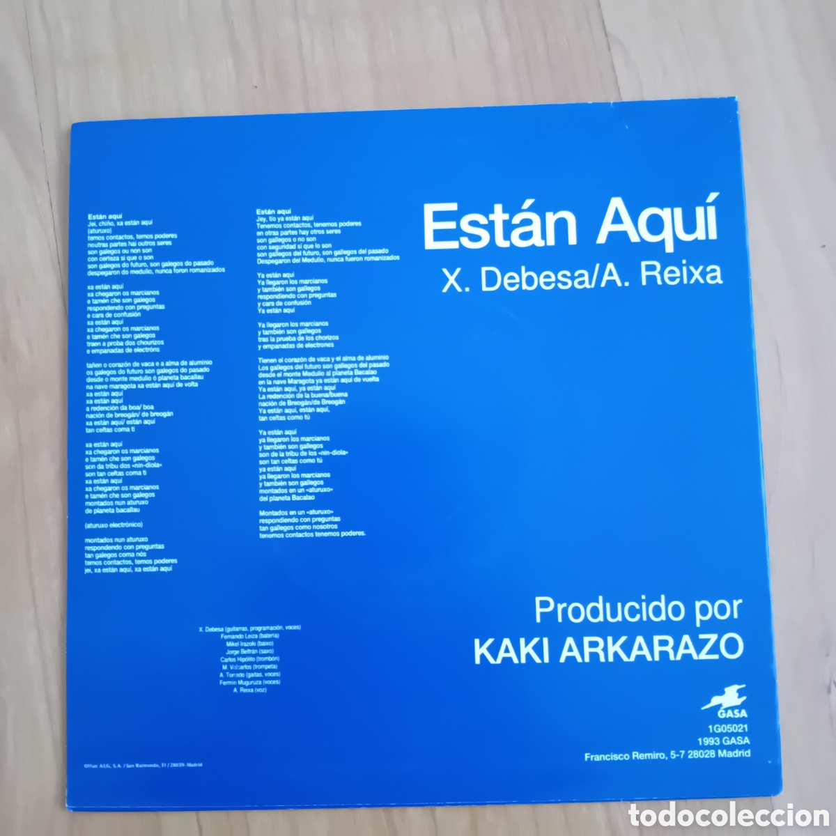 Discos de vinilo: OS RESENTIDOS. ESTAN AQUI - Foto 2