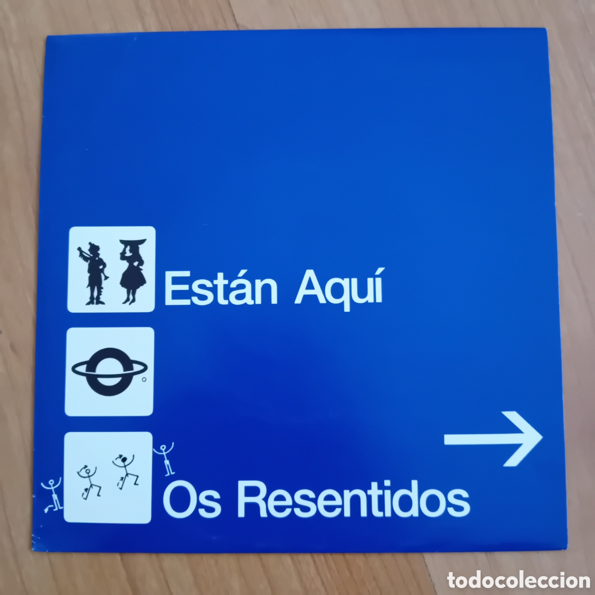 Discos de vinilo: OS RESENTIDOS. ESTAN AQUI