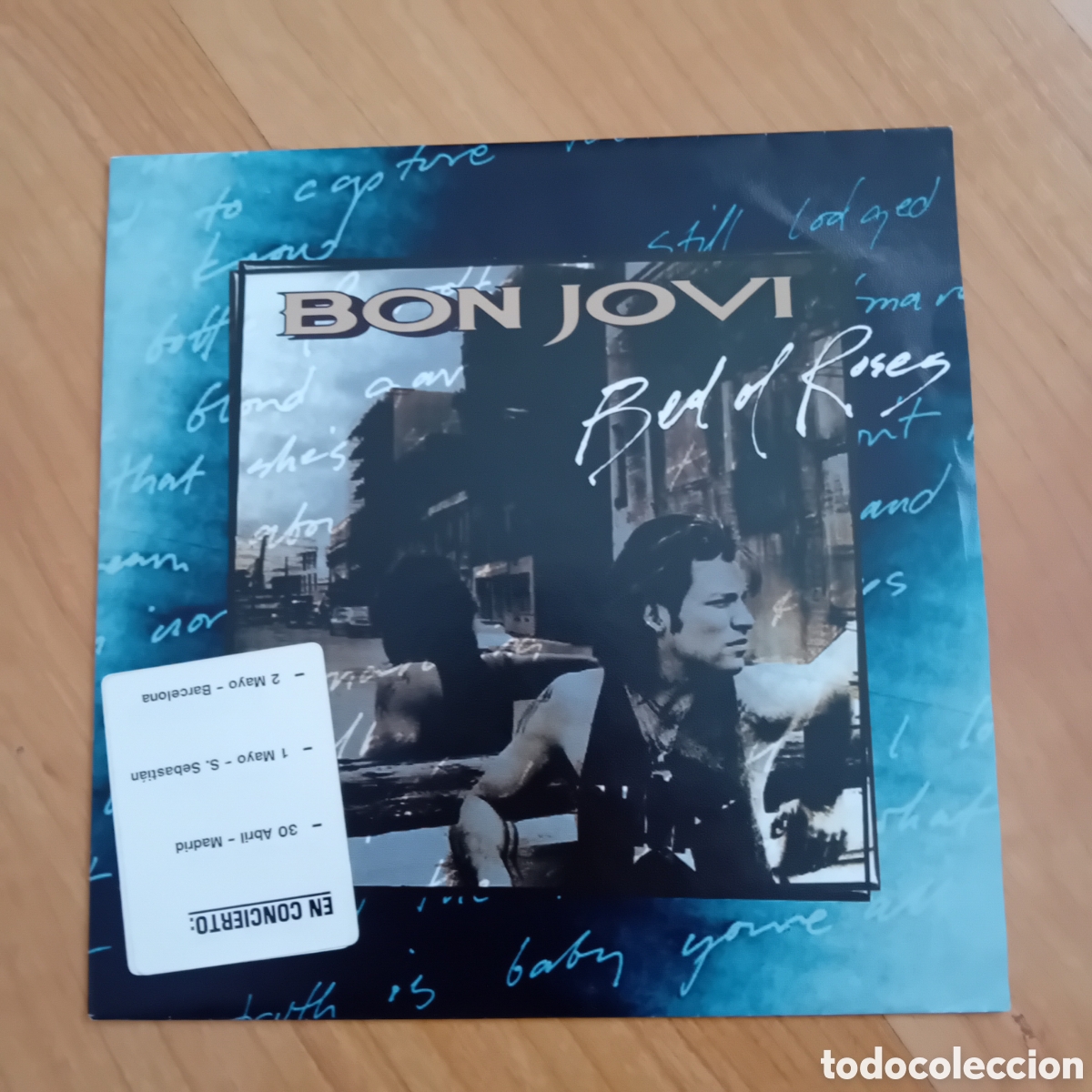Discos de vinilo: BON JOVI. BED OF ROSES