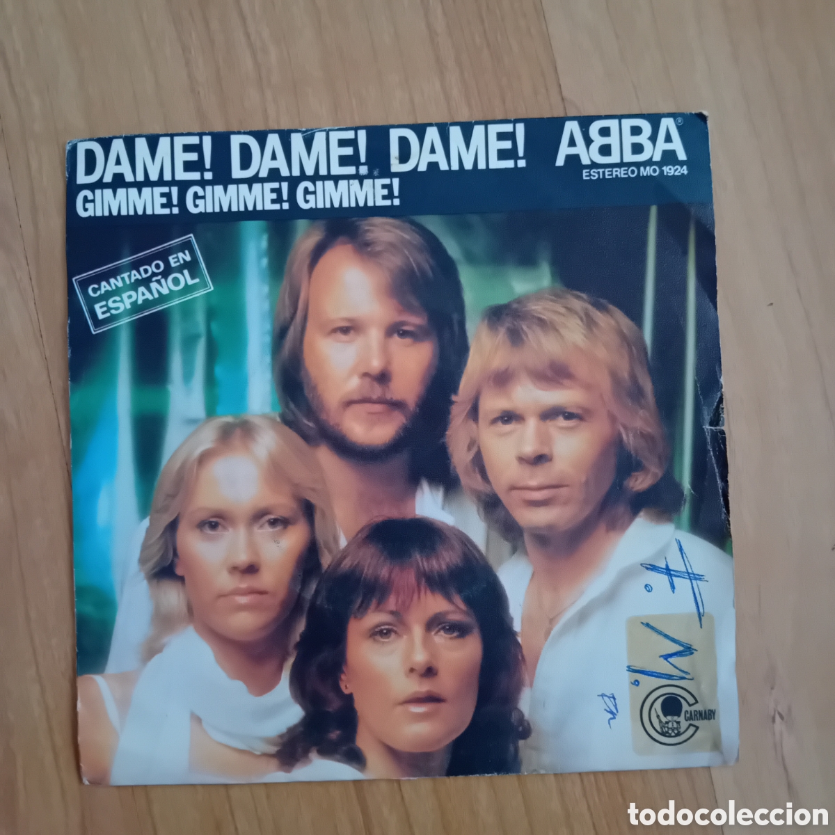 Discos de vinilo: ABBA. DAME DAME DAME. GIMME GIMME GIMME