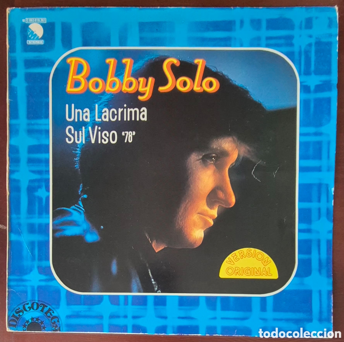 Discos de vinilo: LP - BOBBY SOLO - UNA LACRIMA SUL VISO - 1978 ESPA&Ntilde;A
