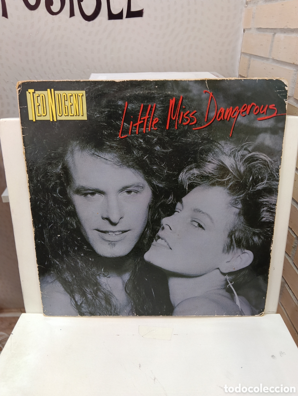 Discos de vinilo: Ted Nugent. &rdquo; Little Miss Dangerous &rdquo;. Primera Edici&oacute;n Espa&ntilde;ola. 1986. WEA