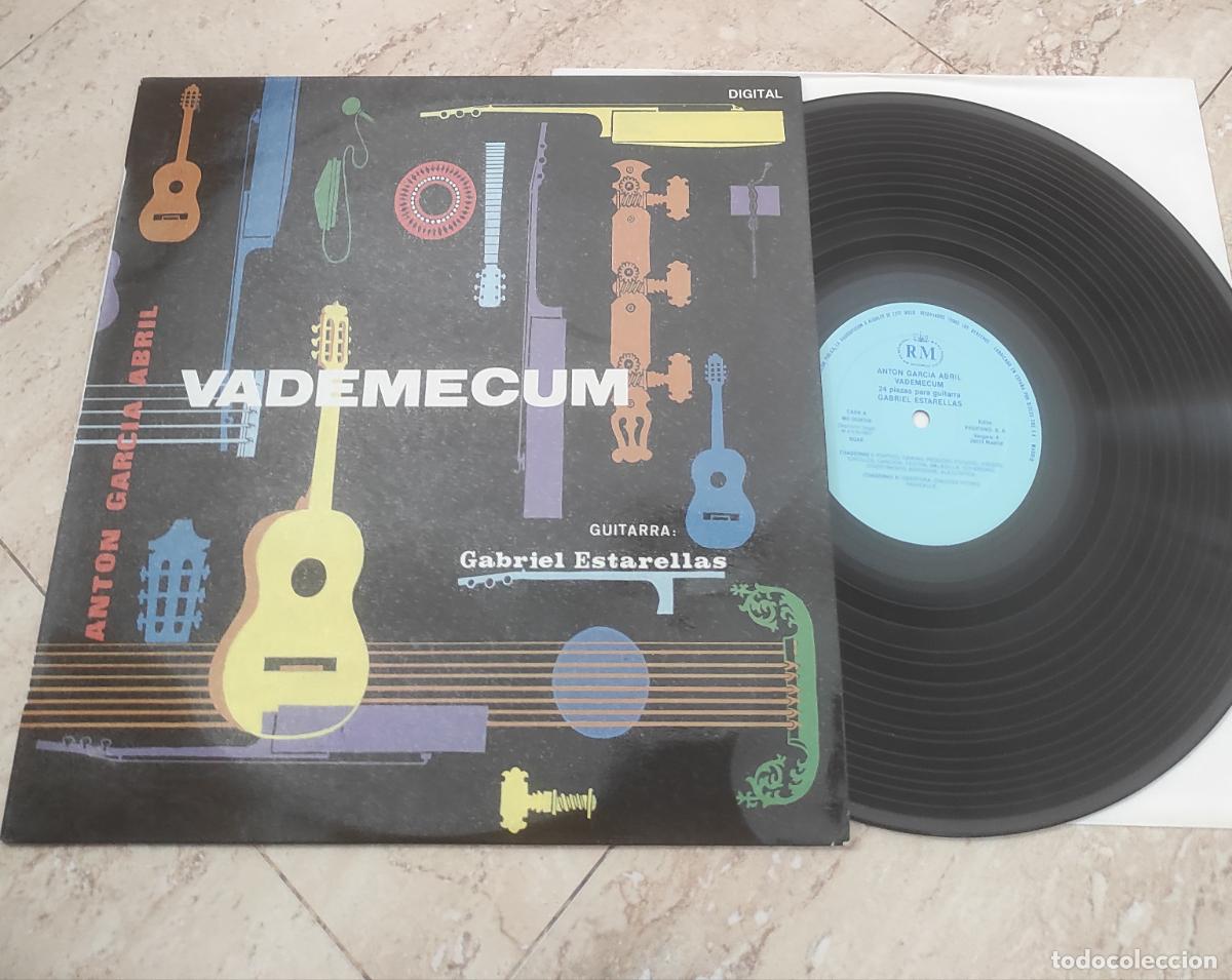Discos de vinilo: ANT&Oacute;N GARC&Iacute;A ABRIL - VADEMECUM - GABRIEL ESTARELLAS -1987- EXCELENTE COMO NUEVO