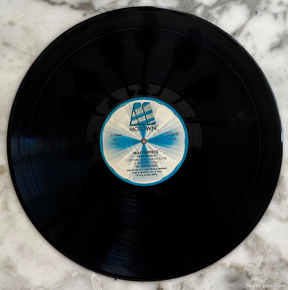 Discos de vinilo: THE TEMPTATIONS. MASTERPIECE. OBRA MAESTRA. SOLO VINILO. LP ESPA&Ntilde;A 1976
