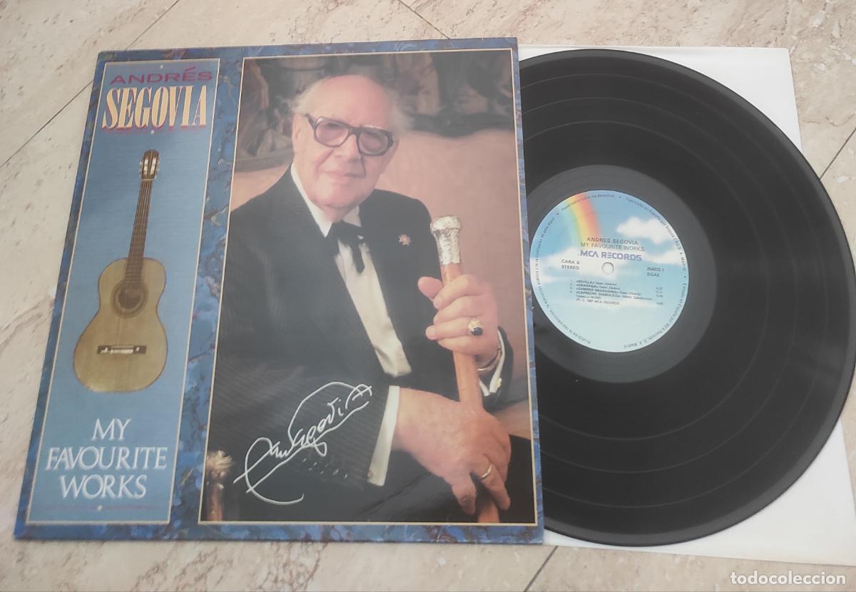 Discos de vinilo: Andr&eacute;s Segovia: My Favourite Works-LP- 1987- EXCELENTE COMO NUEVO-