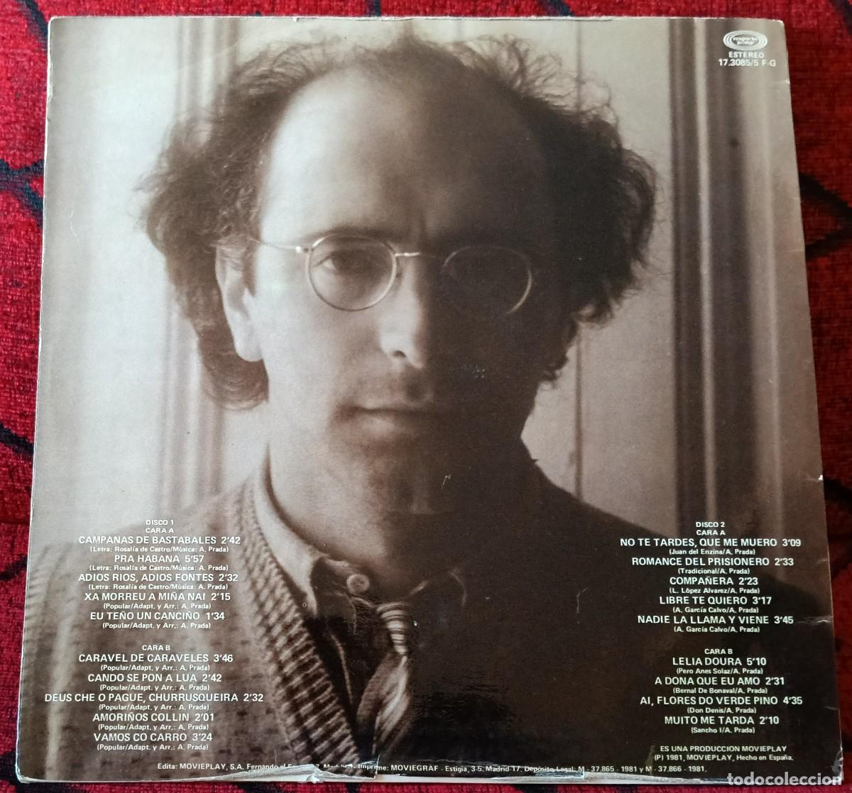 Discos de vinilo: AMANCIO PRADA ** Amancio Prada ** DOBLE VINILO LP 1981 - Foto 2