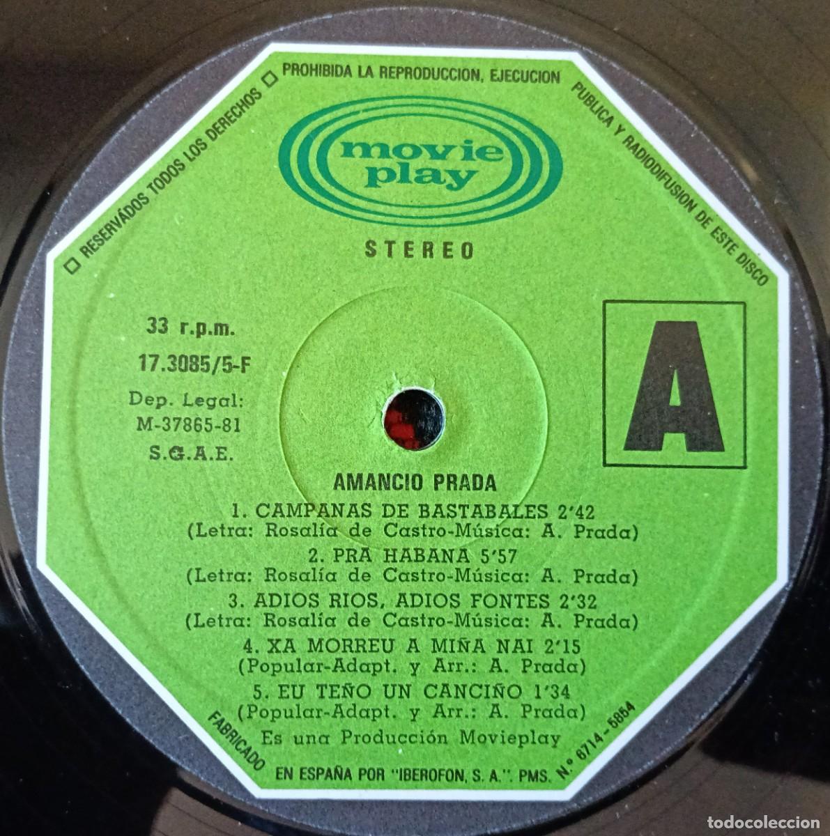 Discos de vinilo: AMANCIO PRADA ** Amancio Prada ** DOBLE VINILO LP 1981 - Foto 3