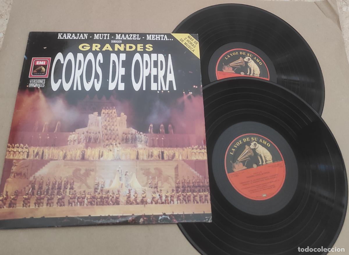 Discos de vinilo: GRANDES COROS DE OPERA- 2 LP- EXCELENTES-