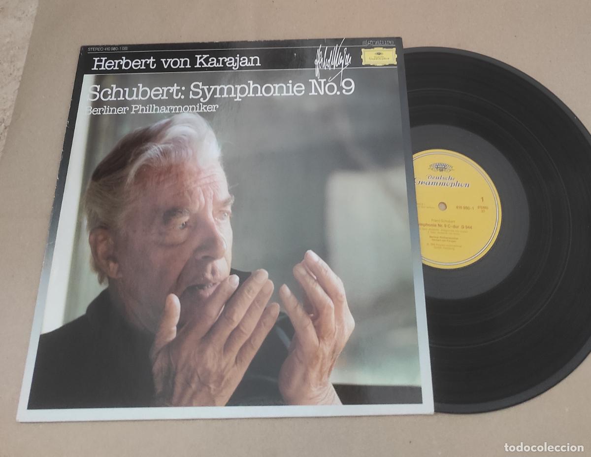 Discos de vinilo: Schubert* - Herbert von Karajan, Berliner Philharmoniker &ndash; Symphonie Nr. 9-LP-EXCELENTE-