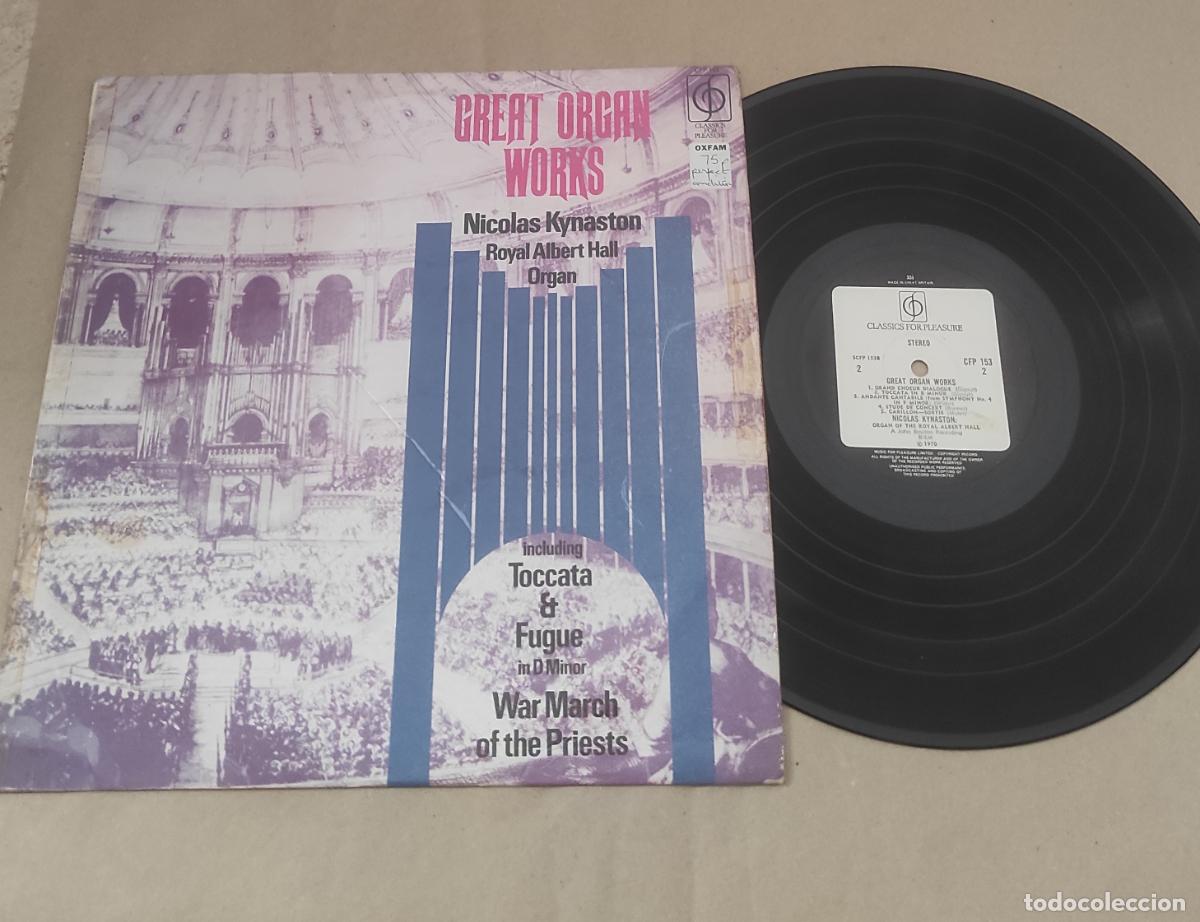Discos de vinilo: Nicolas Kynaston &ndash; Great Organ Works-LP- 1970-UK-