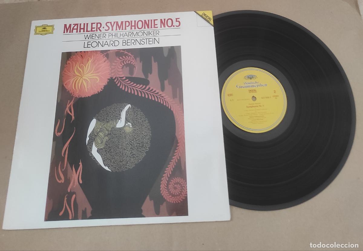 Discos de vinilo: Mahler*, Wiener Philharmoniker, Leonard Bernstein &ndash;Symphonie No.5-LP-Deutsche Grammophon &ndash; 423 608-1