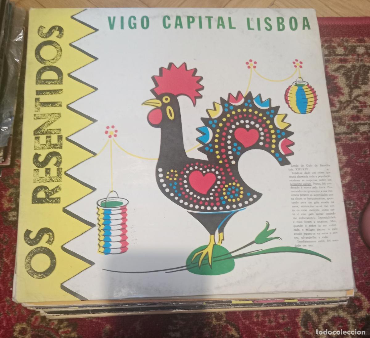 Discos de vinilo: Os resentidos - Vigo capital Lisboa Lp 1984