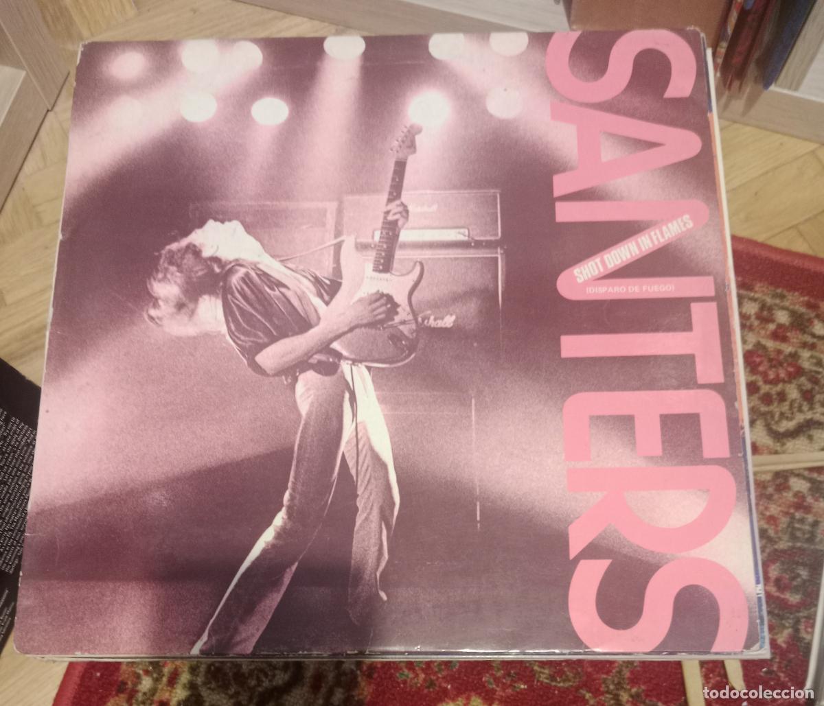 Discos de vinilo: Santers - Shoot down in flames Lp Espa&ntilde;a 1982