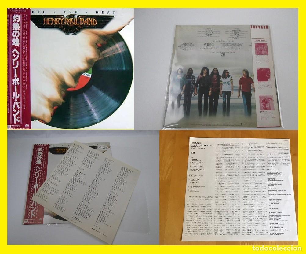 Discos de vinilo: OUTLAWS - henry paul band - feel the heat 1&ordf; EDIC ORIG JAPAN + INSERTO + OBI !! SURE&Ntilde;O !! IMPECABLE