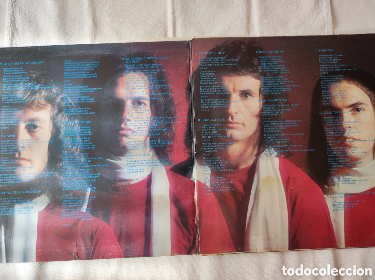Discos de vinilo: SLADE - OLD NEW BORROWED AND BLUE - Foto 3