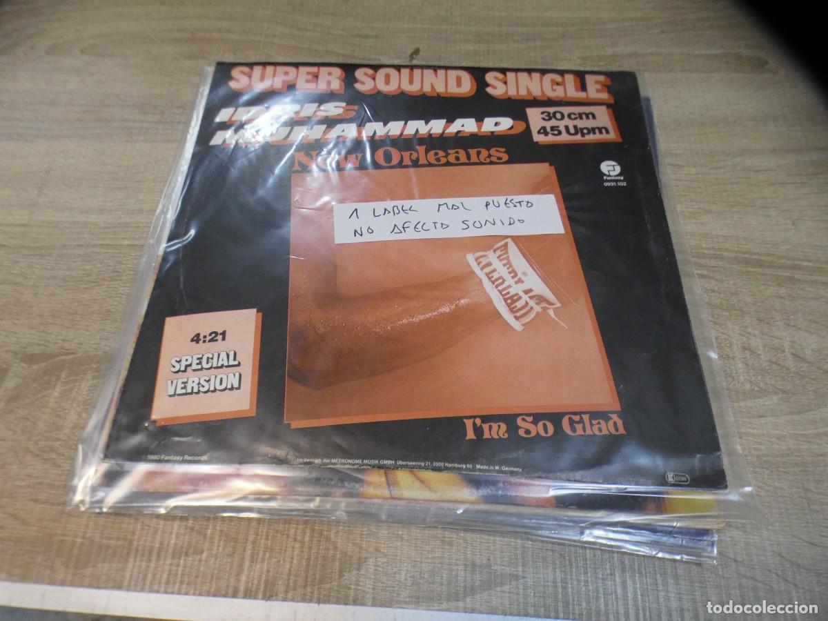 Discos de vinilo: ARKANSAS1980 LOTT765 VINILO MAXI LEVE USO AUN CORRECTO - IDRIS MUHAMMAD 1 LABEL MAL PUESTO NO AFECTA