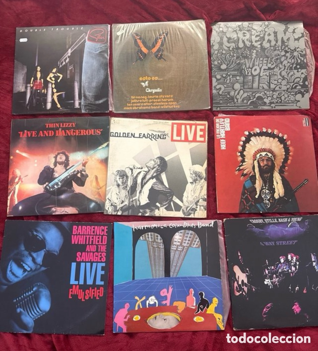 Discos de vinilo: Lote 44 Vinilos Rock, Blues y Progresivo - Foto 2