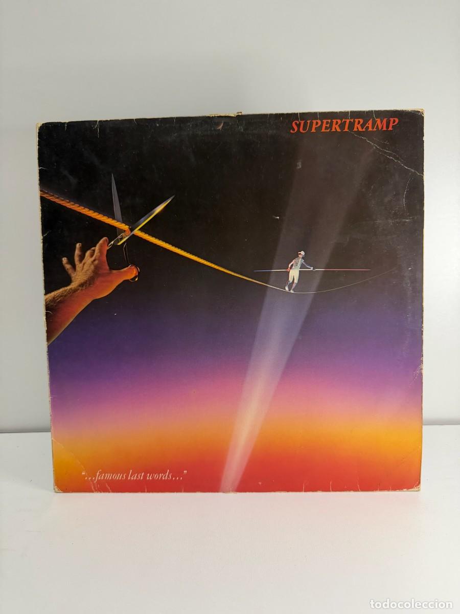 Discos de vinilo: SUPERTRAMP (LP) FAMOUS LAST WORDS - A&Ntilde;O 1982 - ENCARTE CON LETRAS