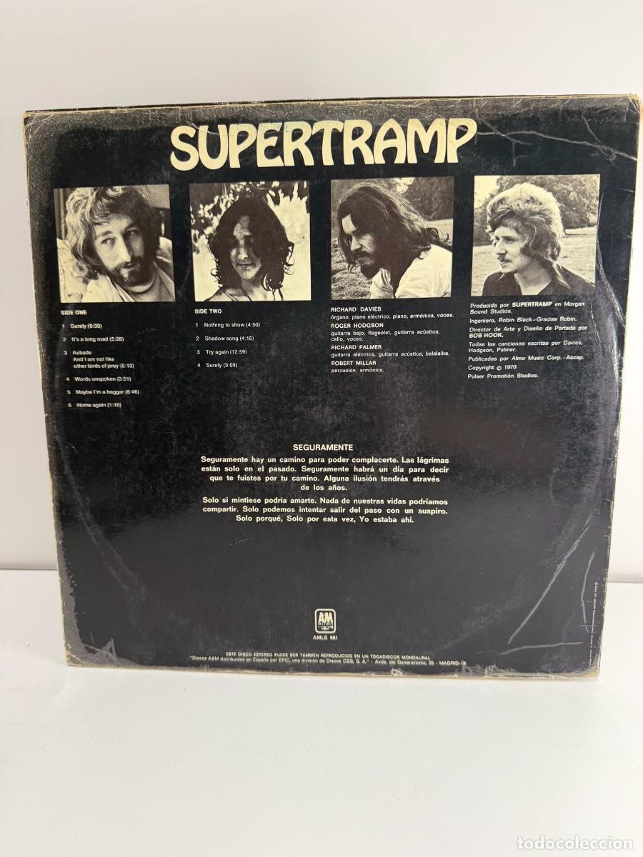 Discos de vinilo: SUPERTRAMP (LP) IDEM - A&Ntilde;O 1977 - Foto 2