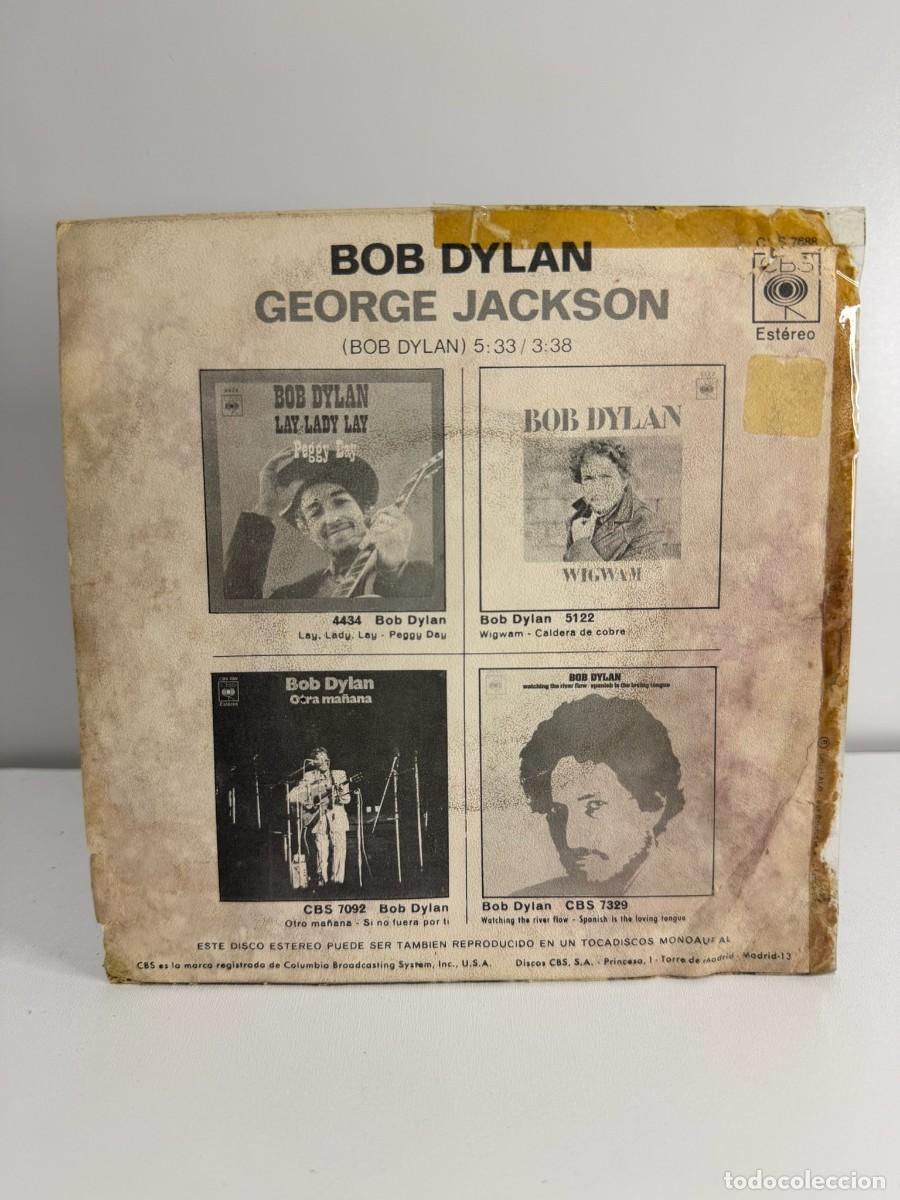 Discos de vinilo: BOB DYLAN (SINGLE) GEORGE JACKSON - A&Ntilde;O 1971 - Foto 2
