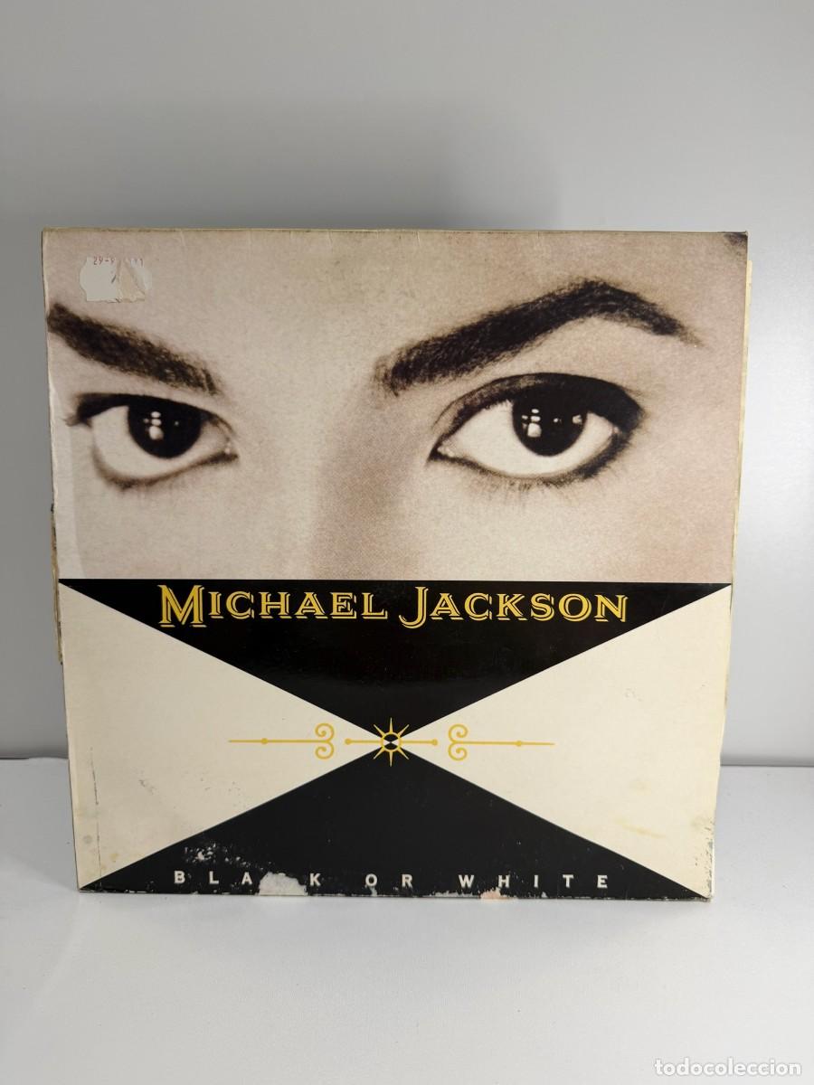 Discos de vinilo: MICHAEL JACKSON (MAXI) BLACK OR WHITE - A&Ntilde;O 1991