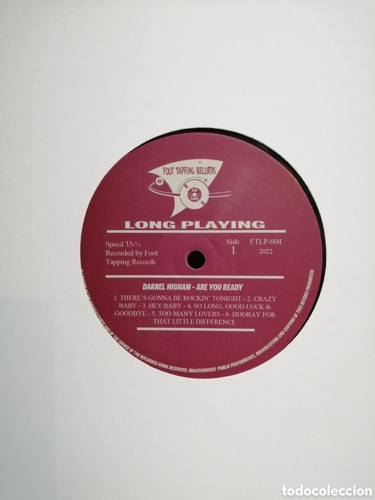 Discos de vinilo: Darrell Higham. Aut&oacute;grafo vinilo Are you ready? - Foto 4