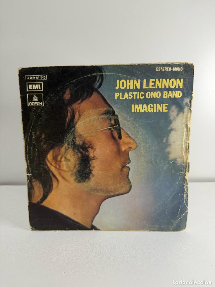 Discos de vinilo: JOHN LENNON (SINGLE) IMAGINE - A&Ntilde;O 1971 - Foto 2