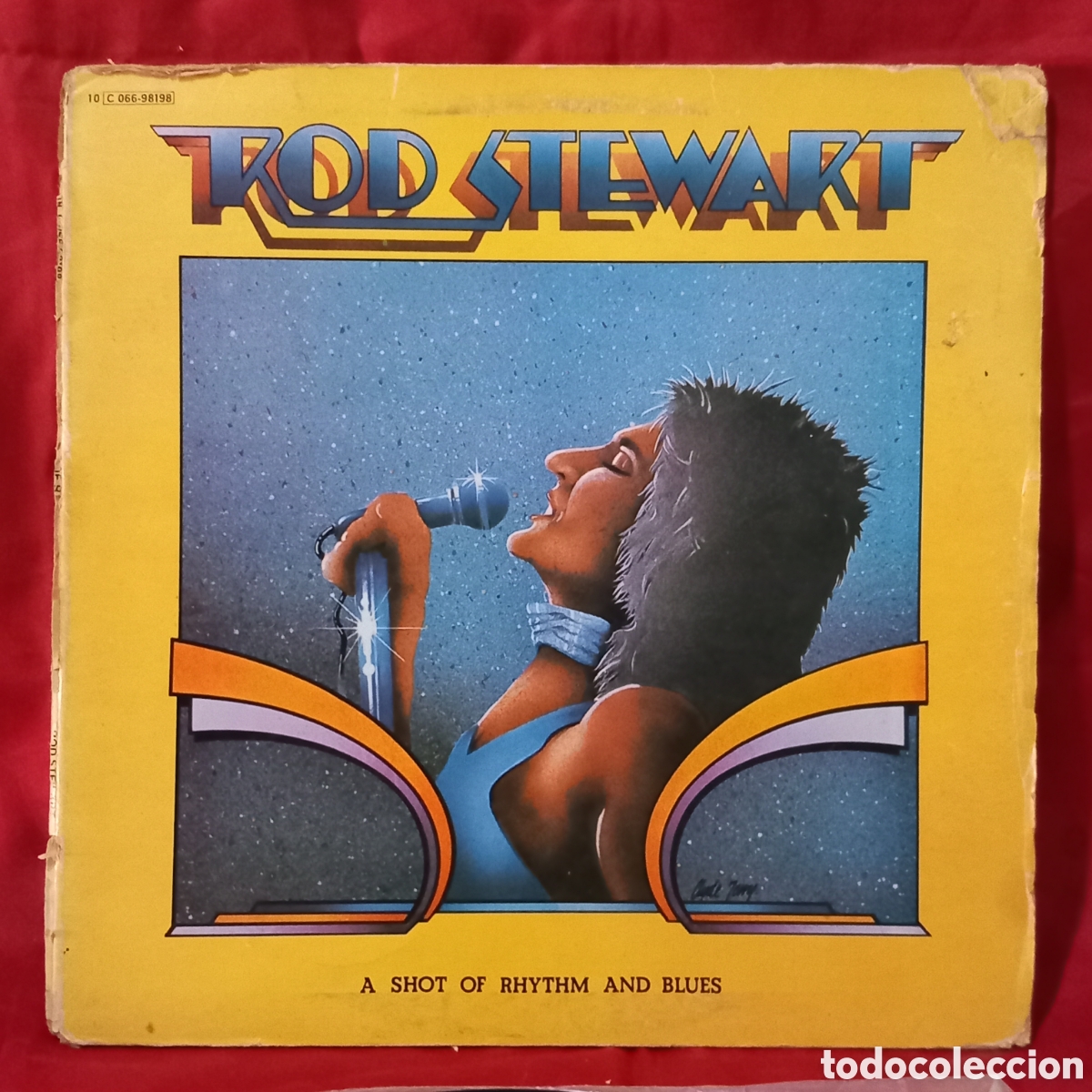 Discos de vinilo: LP ROD STEWART-A SHOT OF RHYTHM AND BLUES(1977 SPAIN EMI)VINILO EXCELENTE