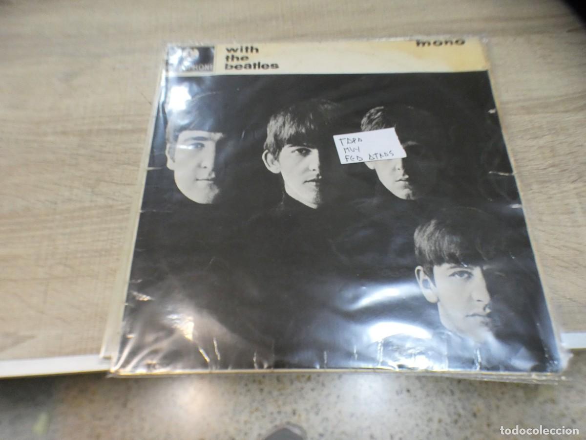 Discos de vinilo: ARKANSAS1980 LOTT769 VINILO DESTROZADO A TU RIESGO - BEATLES TAPA MUY FEA ATRAS