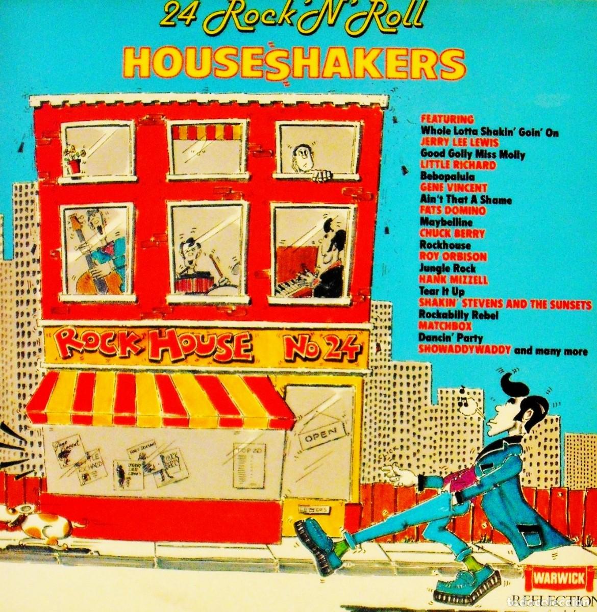 Discos de vinilo: 24 Rock 'N' Roll Houseshakers - LP 33 rpm - 1985 - UK